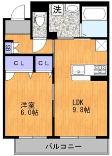 ヴィアソーレ鶴見B棟【3階】の間取り