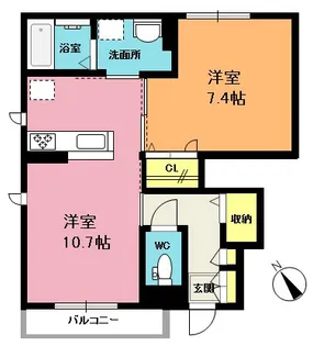 Maison Anthem【1階】の間取り