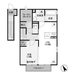ラ ルミエール【2階】の間取り