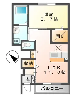 グラティテュード・Z【1階】の間取り