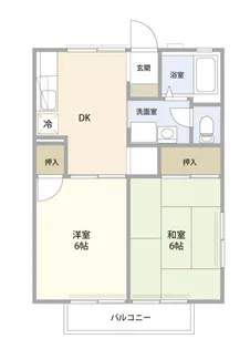 エステートパレス高州【1階】の間取り