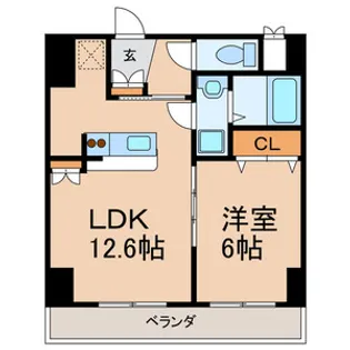 セラピアザ船橋【3階】の間取り