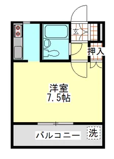 コーポアフィニス【2階】の間取り