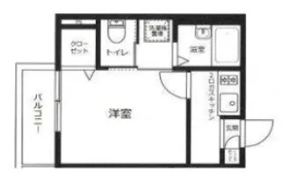 フェリーチェ阿佐ヶ谷II【3階】の間取り