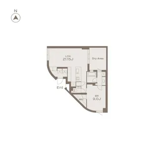 THE GRANDUO KAMIMEGUROの間取り