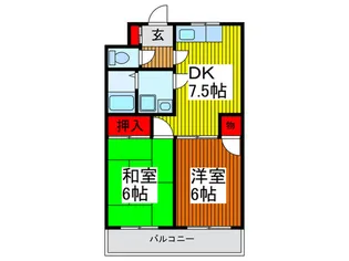 メゾンアキバ【3階】の間取り