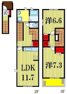 EXCEL COURTの間取り