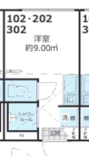 Shanti Casa四谷若葉【1階】の間取り