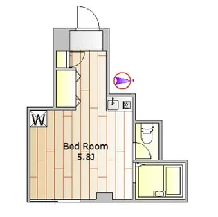 ア・サンテ都立大【2階】の間取り