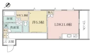 (シニア限定)ヘーベルヴィレッジ奥戸~Hebel Village櫻~【1階】の間取り