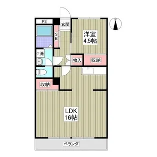 パークサイド篠崎【3階】の間取り