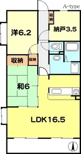 ルネスけやき台【2階】の間取り