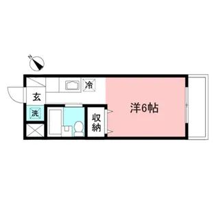 エステートピアコミヤ【1階】の間取り