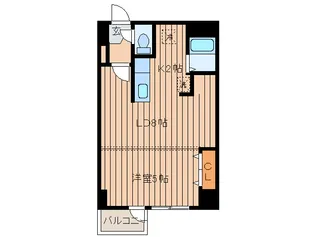パ-クヒルズ豊平11【4階】の間取り