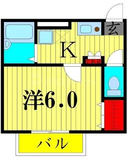 ベルダ・ビレッジオII【2階】の間取り