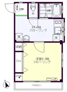 SOLA早稲田【2階】の間取り