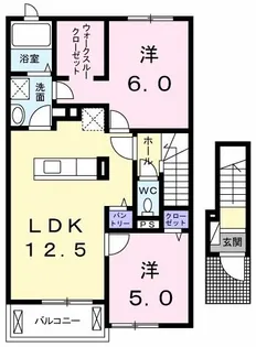 イリーゼ D【2階】の間取り