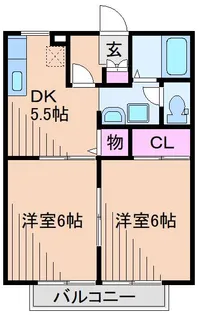 ディアオールI【1階】の間取り