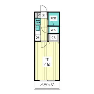 プランドール【1階】の間取り