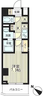 ユニフォート目黒中町【1階】の間取り