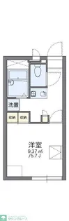 レオパレスカーサ はなみずき【1階】の間取り