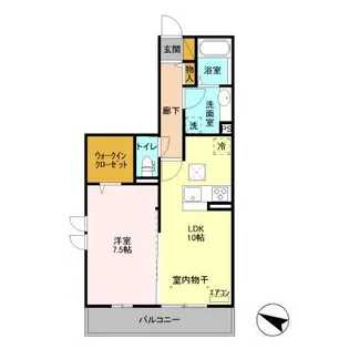 ソラーレ 壱番館【3階】の間取り