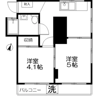 ニドーハウス【3階】の間取り