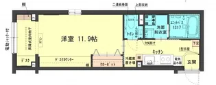 AMISTA西古松【1階】の間取り