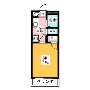 アルターク橦木【1階】の間取り