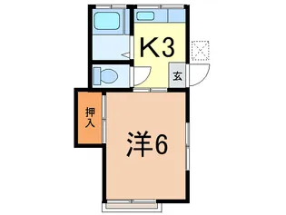 村田ハイツ【1階】の間取り