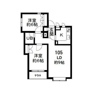 ユニハイム目黒【1階】の間取り