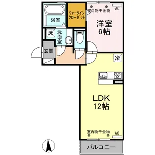ブリーゼB棟【2階】の間取り