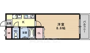 スタンドアップ野里【3階】の間取り