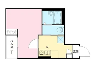 フェリーチェ東高円寺D【3階】の間取り