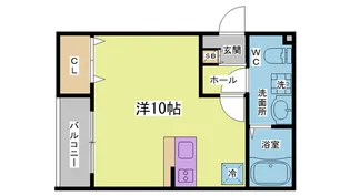 ロフティ三宮【1階】の間取り