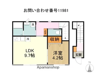 Domani【2階】の間取り