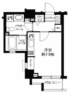 SYNEX SHINAGAWA EBARA【7階】の間取り