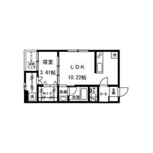 アリビオ【1階】の間取り