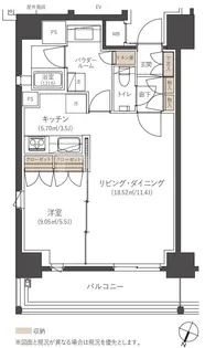 CLUB NEXUS 薬院大通【10階】の間取り