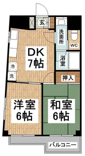 セルーエ三鷹【5階】の間取り