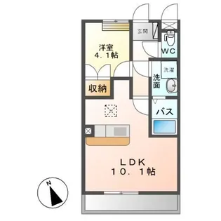 シルバー チャリオッツ【1階】の間取り