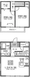 Heights Wisteria Bの間取り