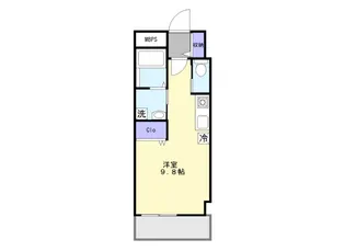 ルークスクエア【2階】の間取り