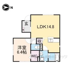 サンガーデン華【1階】の間取り