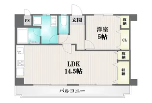 京橋アドバンス21【10階】の間取り