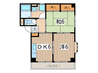 フロール【2階】の間取り