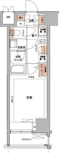 ハーモニーレジデンス錦糸町#001【5階】の間取り