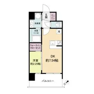 セレニテ江坂エクラ【7階】の間取り