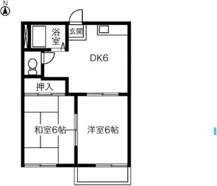 フォーブル戸田【2階】の間取り