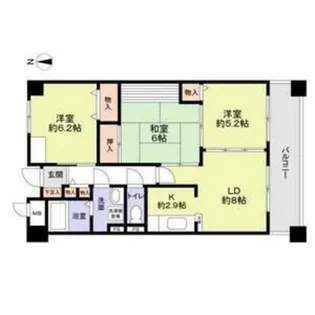 グレートシティー【4階】の間取り